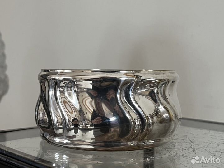 Сахарница подставка для бутылки. Серебрение