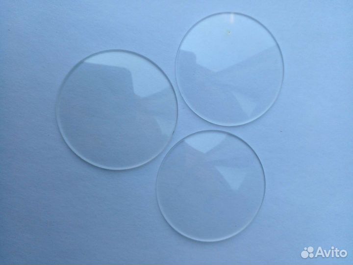 Часы ссср.стекла молния чк-6 новые выпуклые 39,5