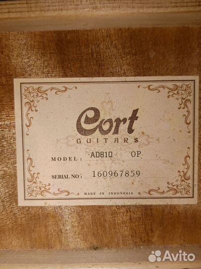 Акустическая гитара cort ad 810