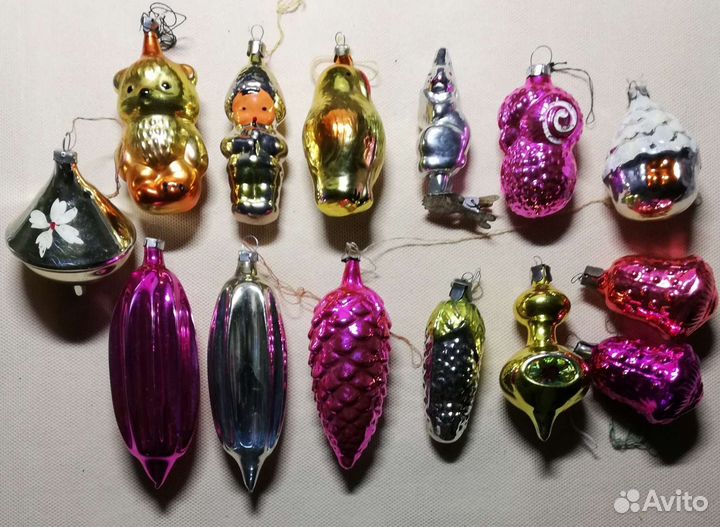 Елочные игрушки СССР