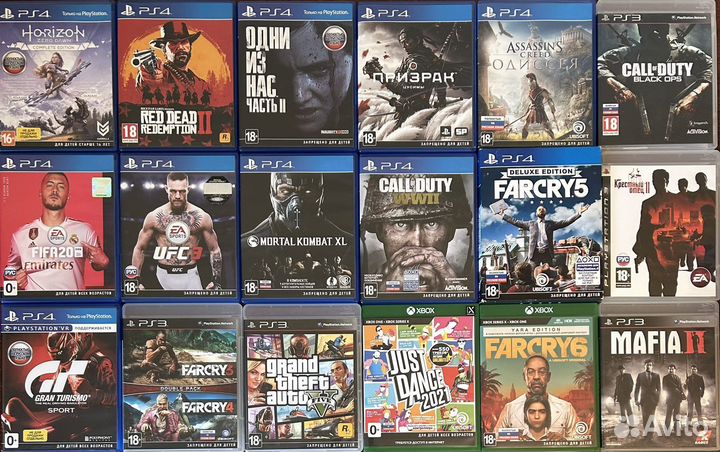 Игры для ps4, ps3, xbox