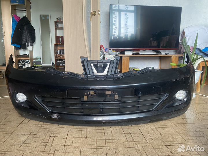 Бампер передний nissan tiida c11