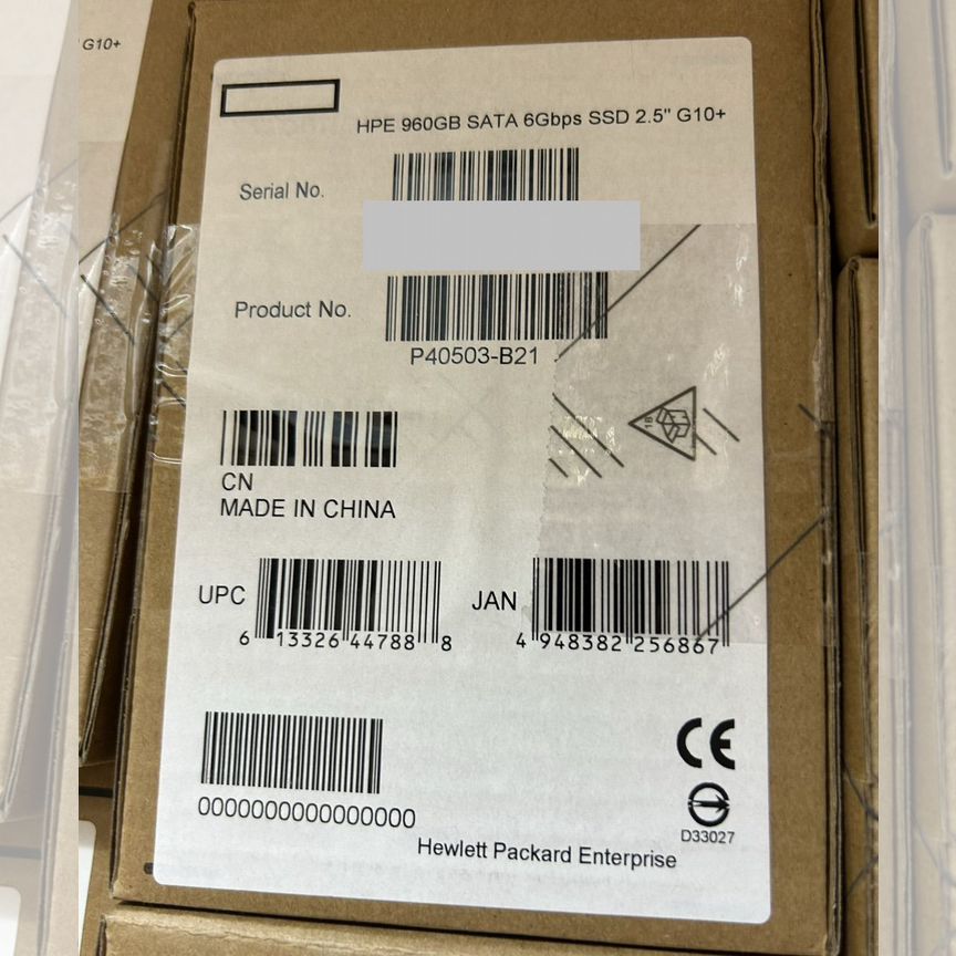 [P40503-B21] Жесткий Диск Hp 960gb Ssd G10+ P40503-B21