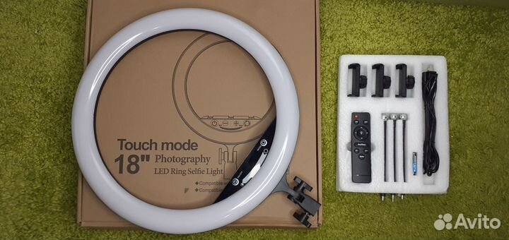 Кольцевая лампа 45см Умный сенсор Touch Mode