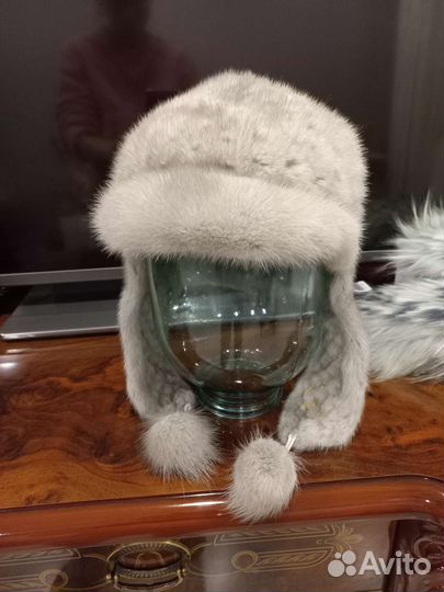 Шапка норковая женская