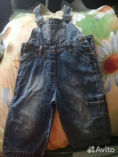 Джинсовый комбинезон на мальчика