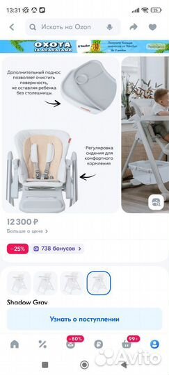 Стульчик для кормления