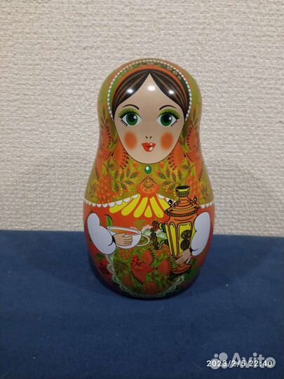 Жестяная банка Матрешка