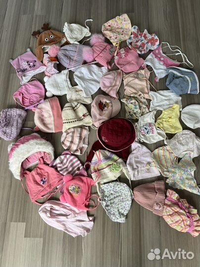 Шапки детские zara hm reike от рождения до 2 лет