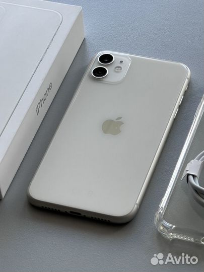 iPhone 11 128гб (без ремонт,акб-85,комплект, sim)