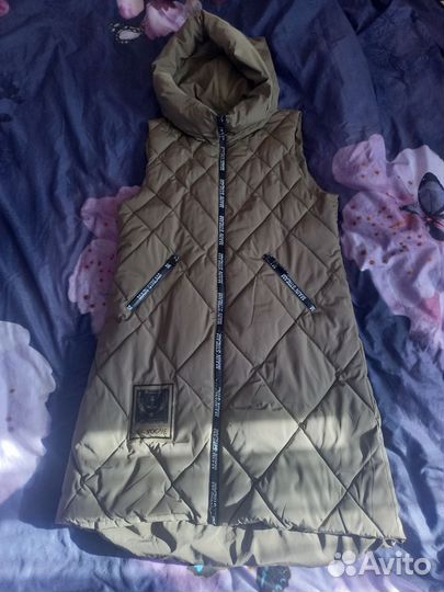 Жилетка удлинённая