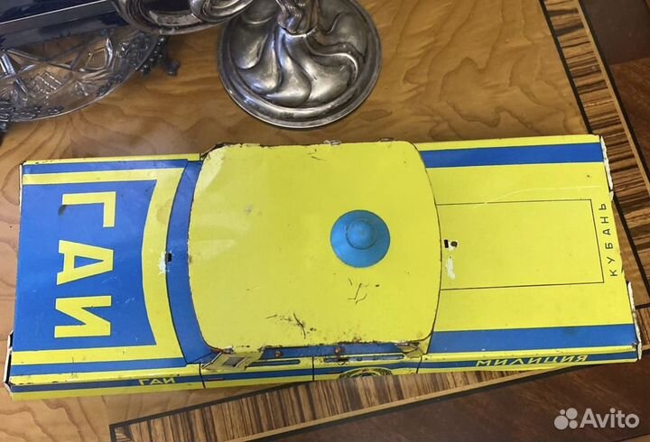 Старинная игрушка Автомашина гаи СССР