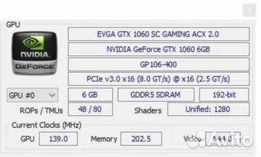 GTX 1060 6 Gb