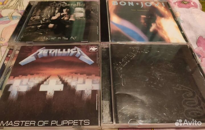 CD Metallica, Bon Jovi, Cinderella