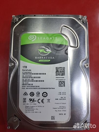 Hdd 1tb Seagate barracuda