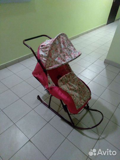 Детские санки коляска бу