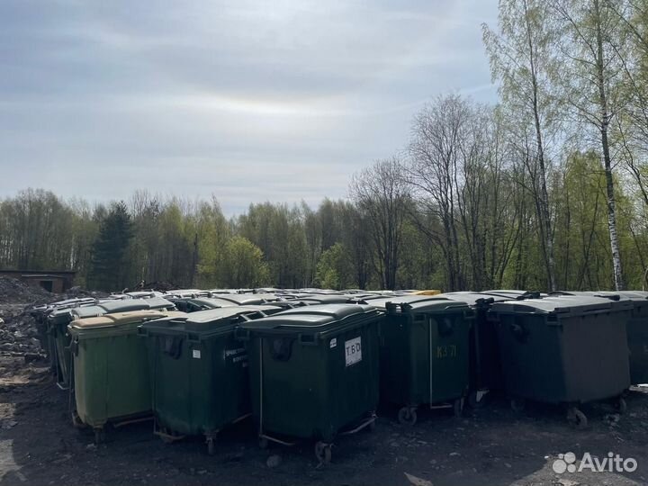 Евроконтейнер 1100 л (контейнер для мусора)