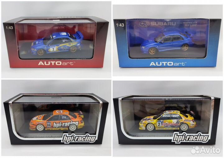 Модели автомобилей Subaru 1/43