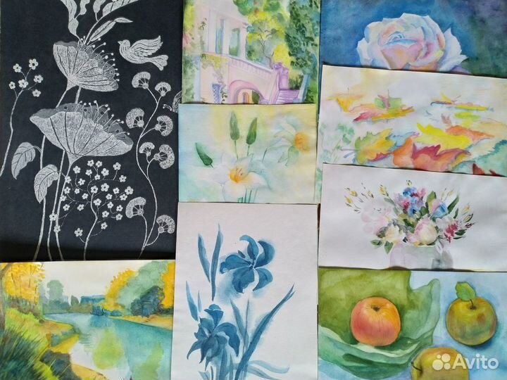 Графика, акварель