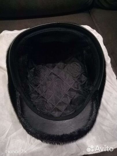 Меховая мужская кепка