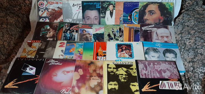 Виниловые пластинки СССР