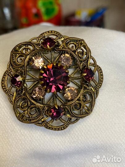 Брошь Чехословакия Винтаж