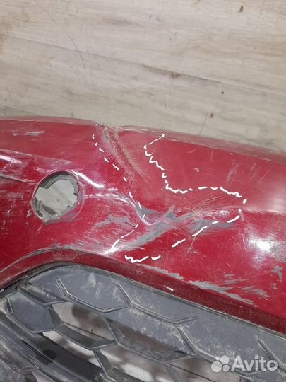 Бампер передний под омыватели Volkswagen Tiguan 2