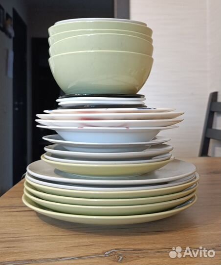Набор столовой посуды бу