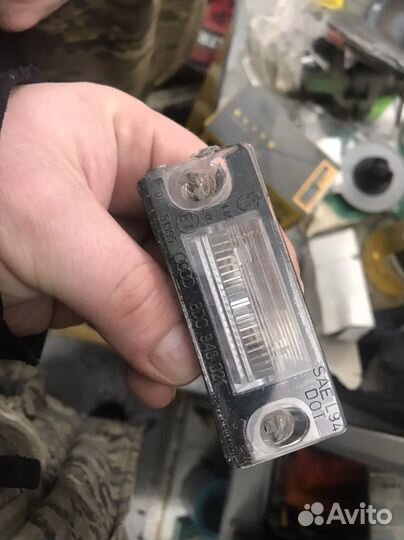 Подсветка оригинал заднего номера Audi a4 b5