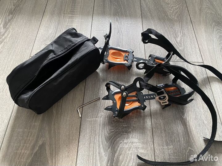 Кошки для альпинизма 10 зубьев, с чехлом