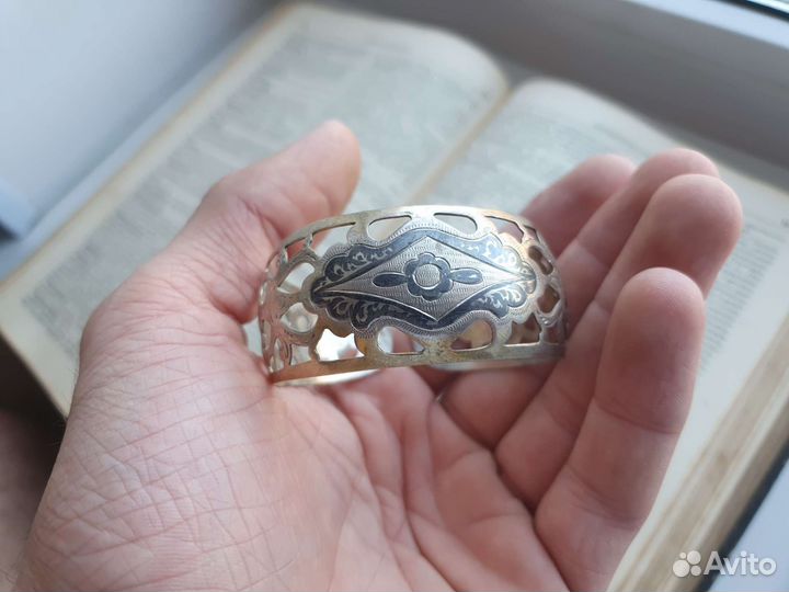 Браслет серебро 875 кубачи