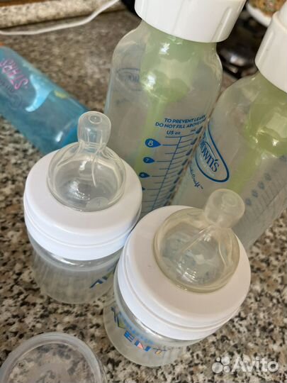 Бутылочки для кормления avent, dr. brown's