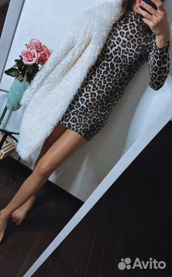 Платье женское леопардовое ASOS