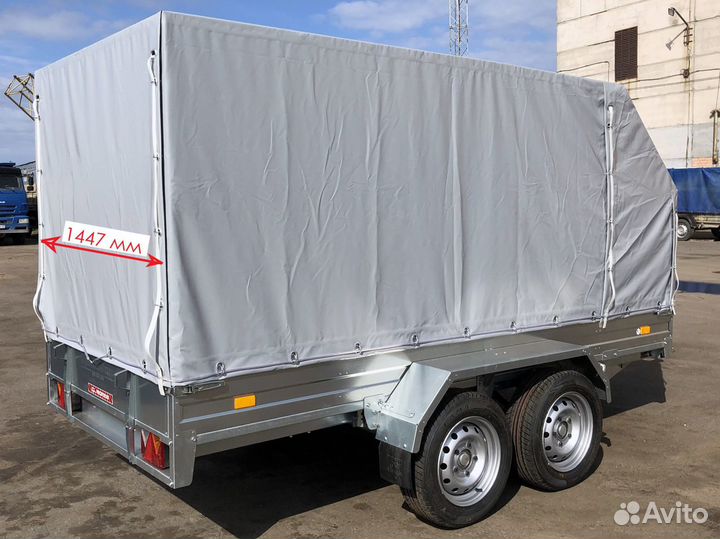 Двухосный прицеп на 15