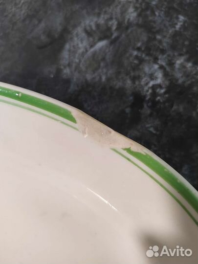 Тарелка селедочница рквмф 40-гг агитация