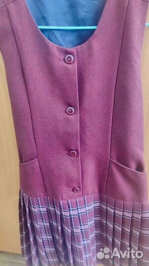 Сарафан школьный новый 134-140