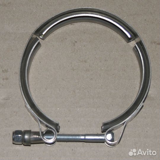 Хомут ленточный V-образный (96 мм) (bovia, Китай)