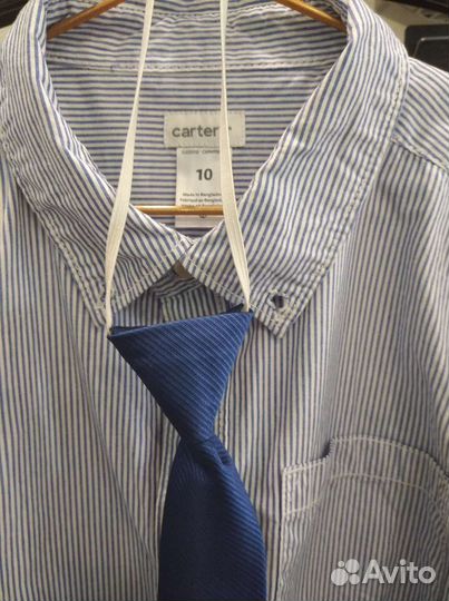 Рубашка Carter's 10(134)бу с галстуком