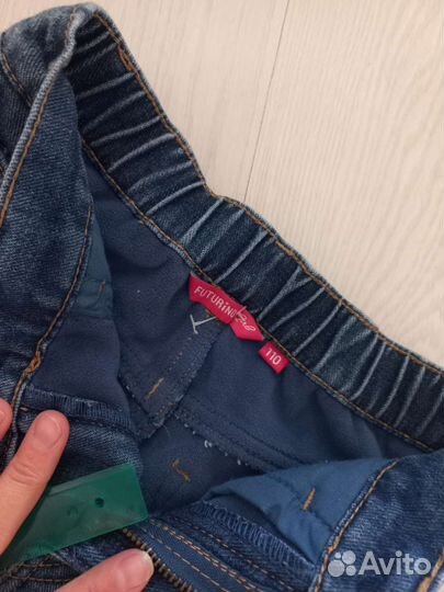 Джинсы для девочки 110