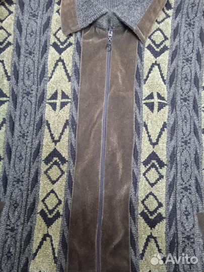 Кофта- джемпер мужской 52-54размер, на молнии