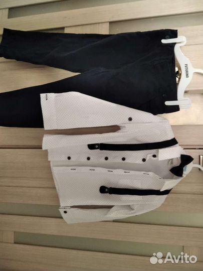 Праздничный костюм рубашка брюки на мальчика 110