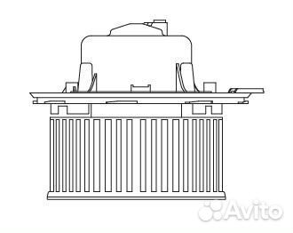 Электровентилятор отопителя для а/м LFh 1801