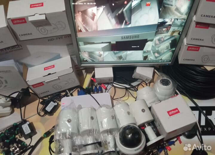 Полностью готовые комплекты видеонаблюдения,уличны