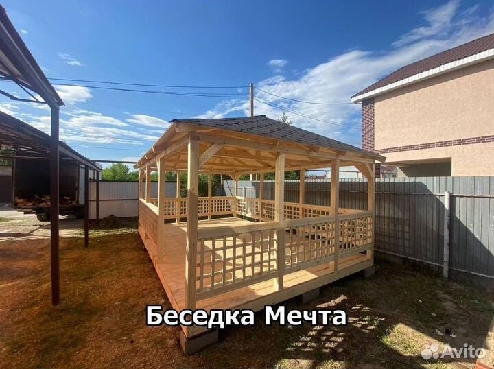 Деревянные беседки