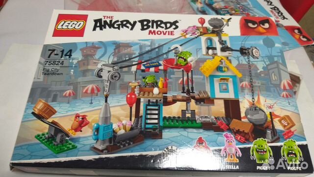 Конструктор lego angry birds movie артикул 75824