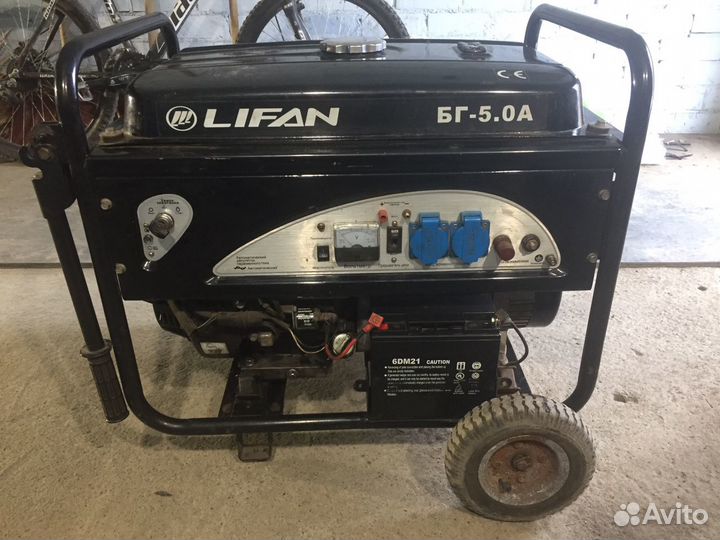 Электрогенератор Lifan бг-5.0А (электростанция) купить в Первоуральске |  Товары для дома и дачи | Авито