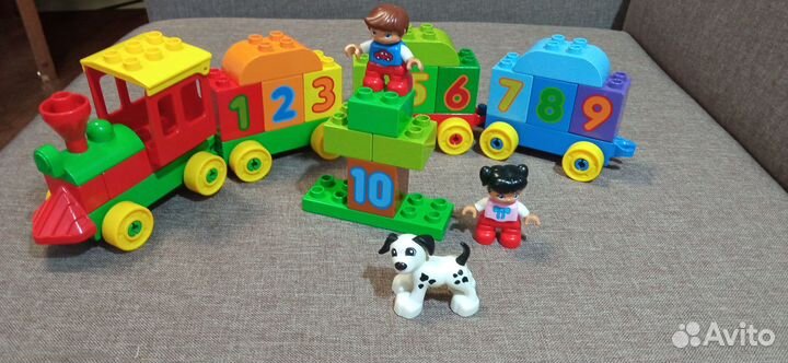 Lego duplo паровозик