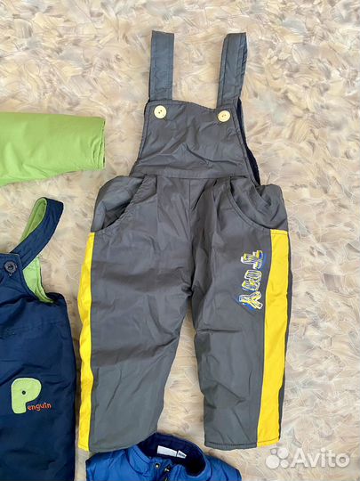 Теплая одежда пакетом для мальчика 86-92