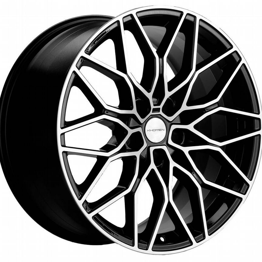 Диски Khomen KHW1813 7x18 5x114.3 ET35 D60.1 Black-FP