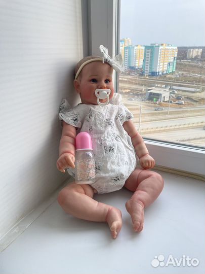 Кукла Реборн девочка 56 см